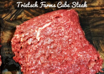 Trietsch Farms Cube Steak with onion and Mushroom Gravy